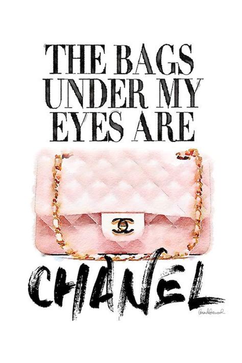 The Bags Under My Eyes Are Chanel Notebook Journa 